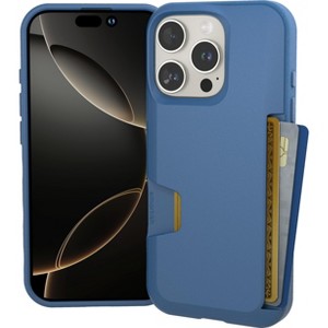 Smartish iPhone 16 Wallet Case - Wallet Slayer Vol 1 - Slim Grip Card Holder Cover - 1 of 4