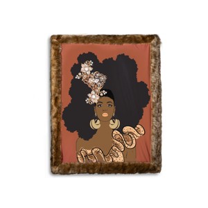 Pardon My Fro Faux Fur Throw Blanket - 1 of 4