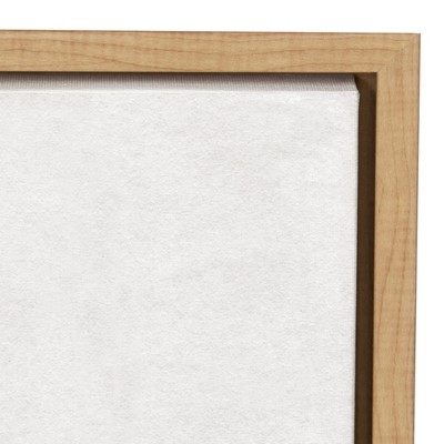 Natural Wood Framed Cactus Canvas Print, 18" x 24"