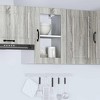 CLIHOME Bathroom Wall Mounted Cabinet, Narrow Wall Cabinet, Hanging Cabinet for Living Room, Multi-Function Kitchen Side Cabinet - 4 of 4