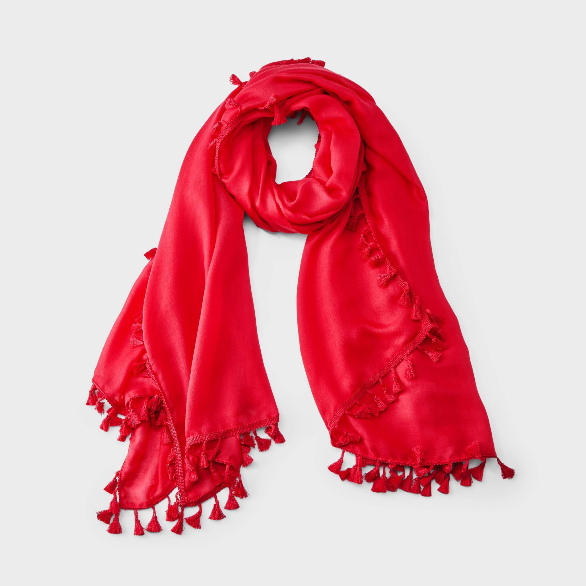Tassel Edge Detail Parao Wrap Scarf - Universal Thread™