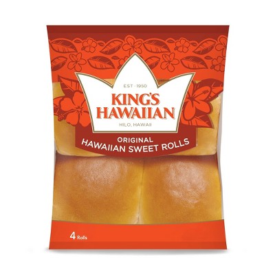 King's Hawaiian Sweet Rolls - 4.0oz/4ct