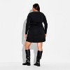 Women's Long Sleeve Mini A-Line Dress - Wild Fable™ - 3 of 3