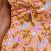 Women's Orange Floral Sweetheart Twist & Keyhole Maxi Dress - Cupshe - 2 of 4