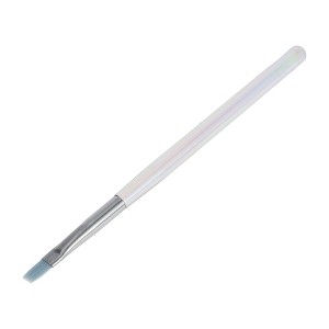 Unique Bargains Fantasy Color Flat Nail Painting Brushes for Polish Painting Home DIY Blue 1 Pc - 1 of 4