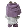 4-Piece Designer Outfit for 17.5cm Labubu – Pants, Sweater, Hat & Glasses - 3 of 4