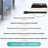 LunaLulinlk Extra Tension Shower Curtain Rod With Holders, 42 to 100 inch Tension Rod - 3 of 4