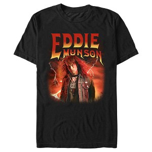 Men's Stranger Things Eddie Munson Metalhead T-Shirt - 1 of 4