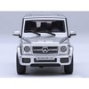 2017 Mercedes-Benz AMG G 63 Silver Metallic 1/64 Diecast Model Car by Autoart - 4 of 4