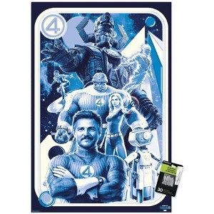 Trends International Marvel Fantastic Four: First Steps (2025) - Blue Group Unframed Wall Poster Prints - 1 of 4