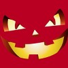 Men's Design By Humans Halloween Pumpkin Evil Smiley Face By artdim T-Shirt - 2 of 4