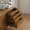 NicBex Buffet Cabinet with Storage Sideboard Cabinet Console Table Cabinet with Adjustable Shelves and 3 Large Drawers for Living Room - 3 of 4