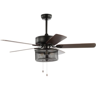 Fredrik Ceiling Light Fan - Matte Black - Safavieh