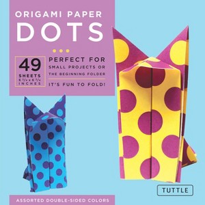 Origami Paper - Dots - 6 3/4 - 49 Sheets - (Tuttle Specials) by  Tuttle Studio (Loose-Leaf) - 1 of 1