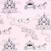 Hudson Baby Infant Girl Cotton Fitted Crib Sheet, Fairytale Princess, One Size - 2 of 2
