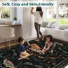 Farmhouse Hallway Rugs 2x6 Non-Slip Runner Rugs, Non-Shedding Natural Indoor Carpet, Stain-Resistant Ultra-Thin Floor Carpet Mats for Bedroom - 4 of 4