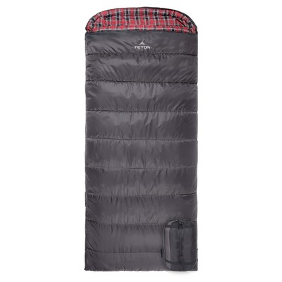 TETON Sports Celsius XXL 0 Degree Sleeping Bag with Compression Sack, Right Zipper, and SuperLoft Elite Material for Camping and Base Camp, Gray