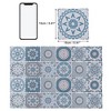 Unique Bargains PVC Tile Stickers 5.91"x5.91" White Gray 24 Pcs - 3 of 4