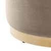 Modway Tilden Large 23 in. Round Performance Velvet Upholstered Ottoman - 3 of 4