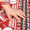2x8 Christmas Runner Rug, Washable Non-Slip Boho Holiday Carpet for Kitchen Hallway Laundry Entryway - 4 of 4