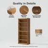 PexFix 36"x31"x16" Doorless Wood Bookshelf Storage Cabinet Bookcase&Office Cabinet for Kitchen Bedroom Entryway Living Room Dinning Room Natural - 4 of 4