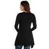 24seven Comfort Apparel Womens Long Sleeve Split Hemline Maternity  Tunic Top - image 3 of 4