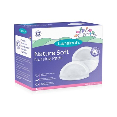 Lansinoh Nature Soft Nursing Pads - 120ct