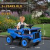 Garvee 12V Ride On Dump Truck for Kids with Remote Control, Electric Construction Vehicle Toy with Auto-Lift Bed, Shovel, LED Lights, Music - 2 of 4
