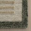 Carmeon Hamilton Caly Modern Bordered Wool Rug - 4 of 4
