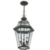 Livex Lighting Georgetown 3 - Light Flush Mount in  Charcoal - 2 of 4