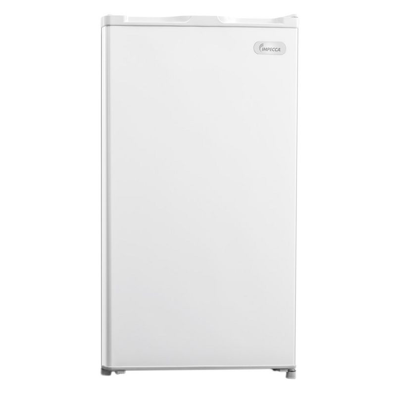 Impecca 3.3 Cu.Ft. Single Door Mini Refrigerators with Full-width Soft Freezer -White, 1 of 6