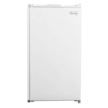 Impecca 3.3 Cu.Ft. Single Door Mini Refrigerators with Full-width Soft Freezer -White