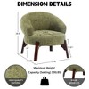 DYHOME 25.98'' Upholstered Fabric Accent Chairs Armchair for Living Room, Bedroom - 3 of 4