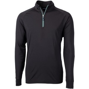 Cutter & Buck Adapt Eco Knit Stretch Recycled Mens Big and Tall Quarter Zip Pullover Jacket - 1 of 2