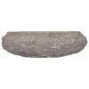 vidaXL Sink Gray Ã˜15.7"x4.7" Marble - 3 of 4