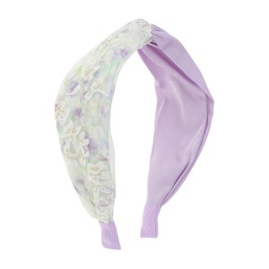Unique Bargains Women's Cute Mesh Cross Headbands 1 Pc - 1 of 4