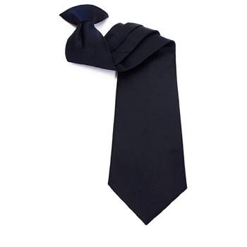 Men's Solid Color 19" Clip On Neck Tie