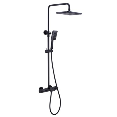 CASAINC 11.4"  Wall Mounted Shower System with Handheld Spray & Slide Bar