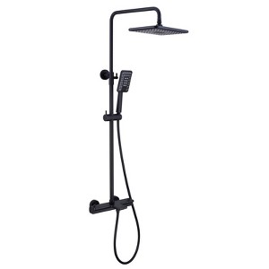 CASAINC 11.4"  Wall Mounted Shower System with Handheld Spray & Slide Bar - 1 of 4