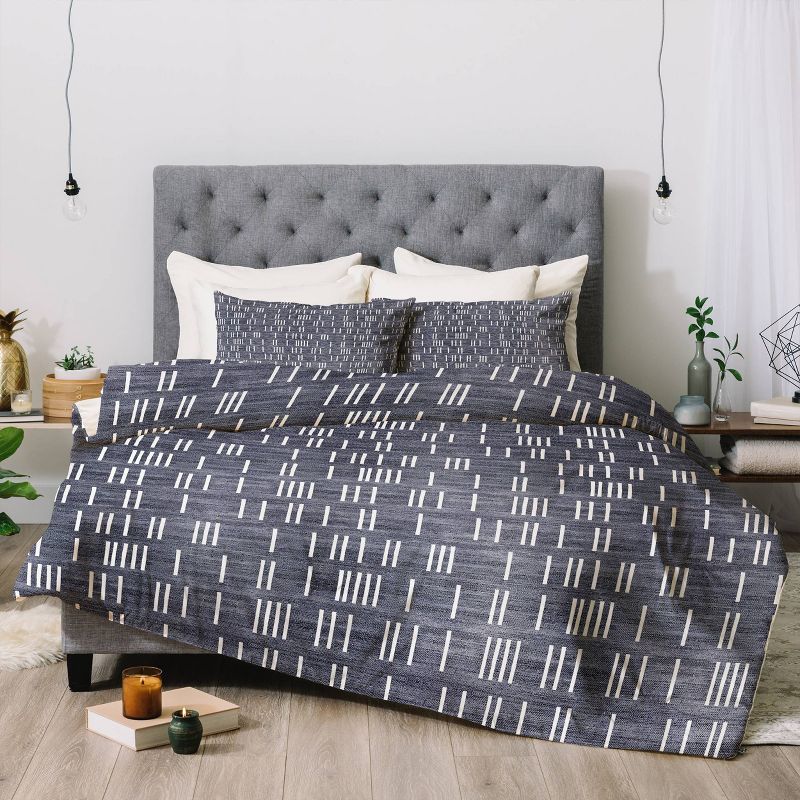 Holli Zollinger Bogo Mudcloth Comforter Set Blue - Deny Designs, 3 of 8