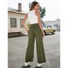 Clearlove Women Wide Leg Sweatpants High Waisted Baggy Pants Drawstring Athletic Joggers - 4 of 4