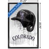 Trends International MLB Colorado Rockies - Drip Helmet 22 Framed Wall Poster Prints - 3 of 4