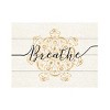 Trademark Fine Art - Veronique Charron 'Namaste II' Wood Slat Art - 2 of 4