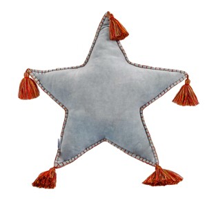 16” Star Shape Throw Pillow Light Blue - National Tree Company - 1 of 3