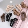 Maison Large Hair Claw Clips for Women Bundle Set 6pc - 2 of 4