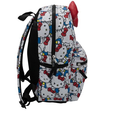 Hello Kitty Kawaii Backpack, 16 Allover Print with 3D Iconic Hello Kitty Bow - image 2