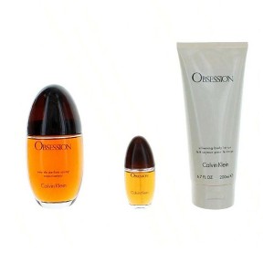 Obsession By Calvin Klein, 3 Piece Gift Set With 3.3 Oz For Women - 1 of 1