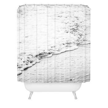 Bree Madden Shore Shower Curtain White - Deny Designs