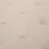 Okak Exquisite Square Storage Ottoman Bench, Coffee Table, Button-Tufted Upholstered Foot Rest for Couch Living Room Bedroom Entrance, Wheat - 3 of 4