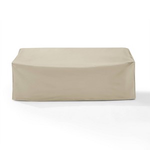 Crosley Outdoor Sofa Furniture Cover, Tan: Heavy Gauge Vinyl, Waterproof, Scratch-Resistant, Drawstring Closure - 1 of 4